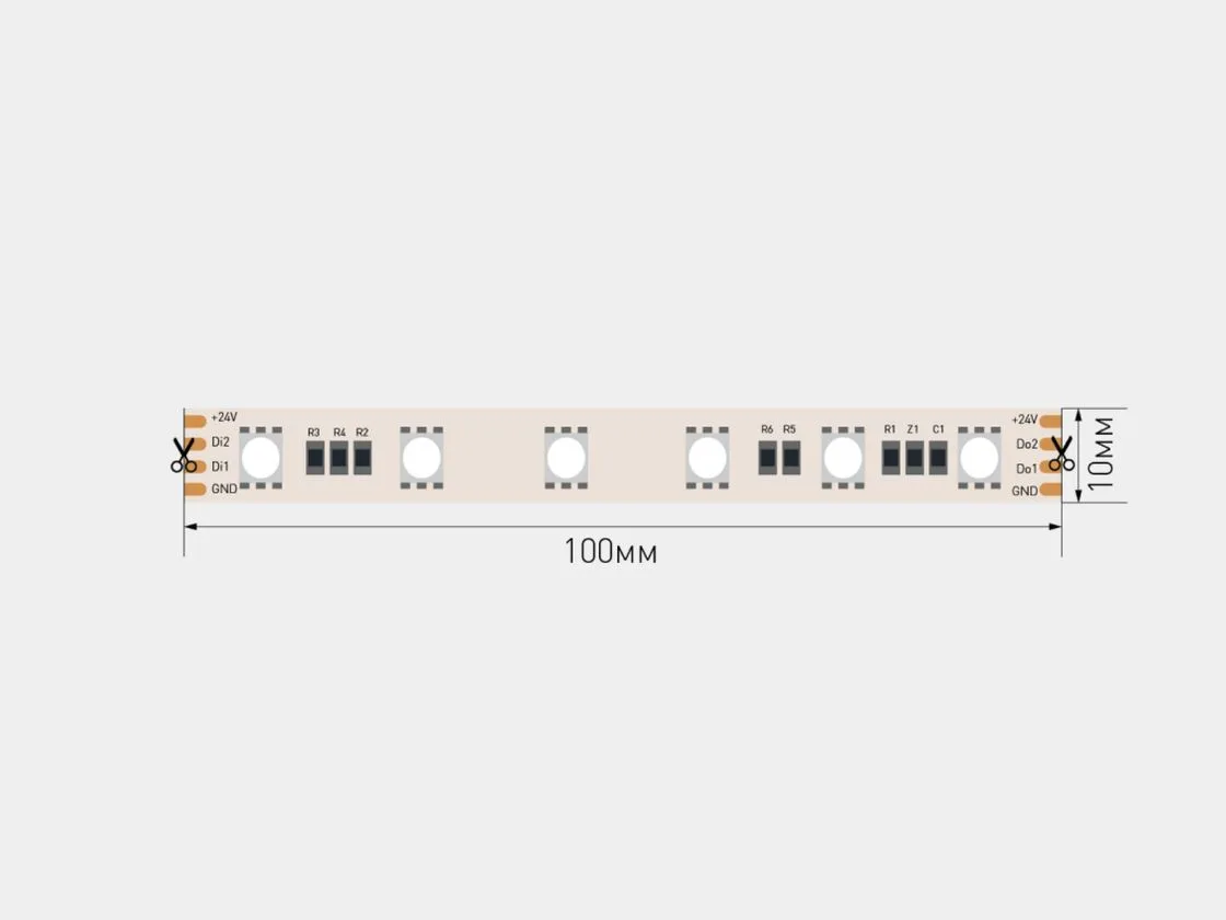 SWG SPI RGB 24В IP20 14.4Вт/м 60 LED/м SMD5050 WS2811 SWG5PT60-24-14.4-WS2811RGB - 00-00032669 SWG SPI RGB 24В IP20 14.4Вт/м 60 LED/м SMD5050 WS2811 SWG5PT60-24-14.4-WS2811RGB - 00-00032669