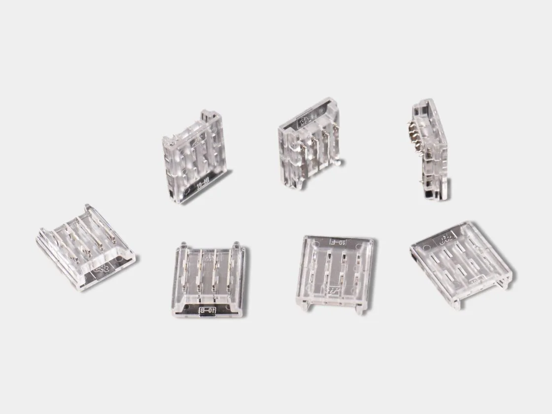 SWG Пластиковый коннектор для RGB светодиодной ленты 10 мм, CN-10MM-4P-A-SMD