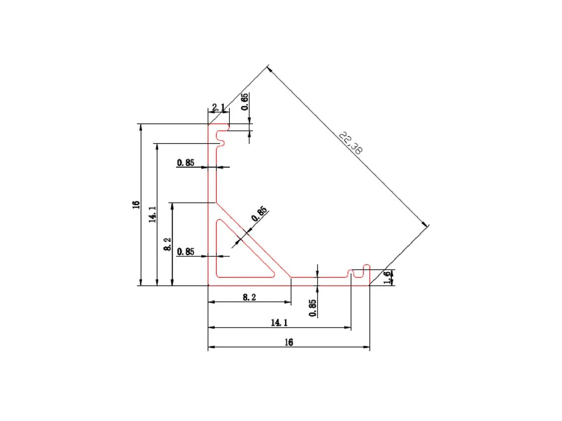 SWG Алюминиевый профиль угловой черный 2 м SF-1616-BL - 00-00043330 SWG Алюминиевый профиль угловой черный 2 м SF-1616-BL - 00-00043330