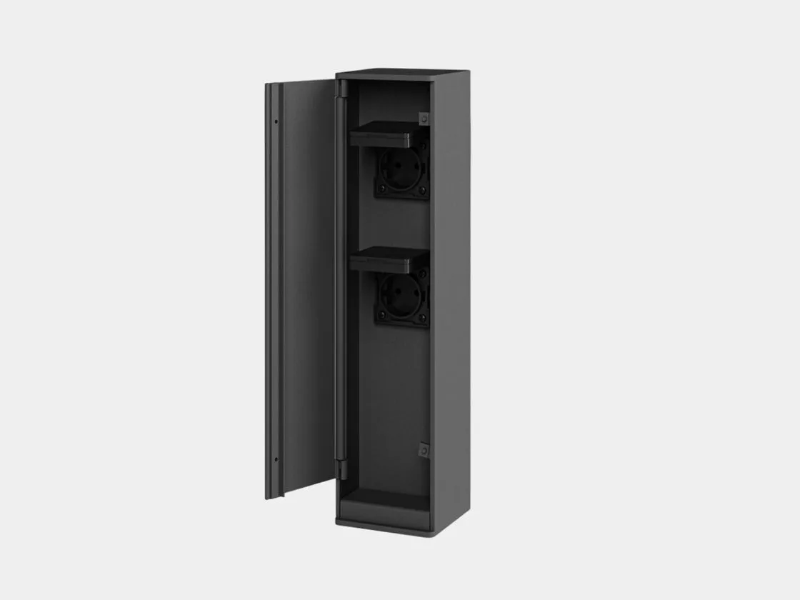 SWG Розетка уличная влагозащищенная двойная IP65, 420 мм, GW-SC-GR - 00-00045675