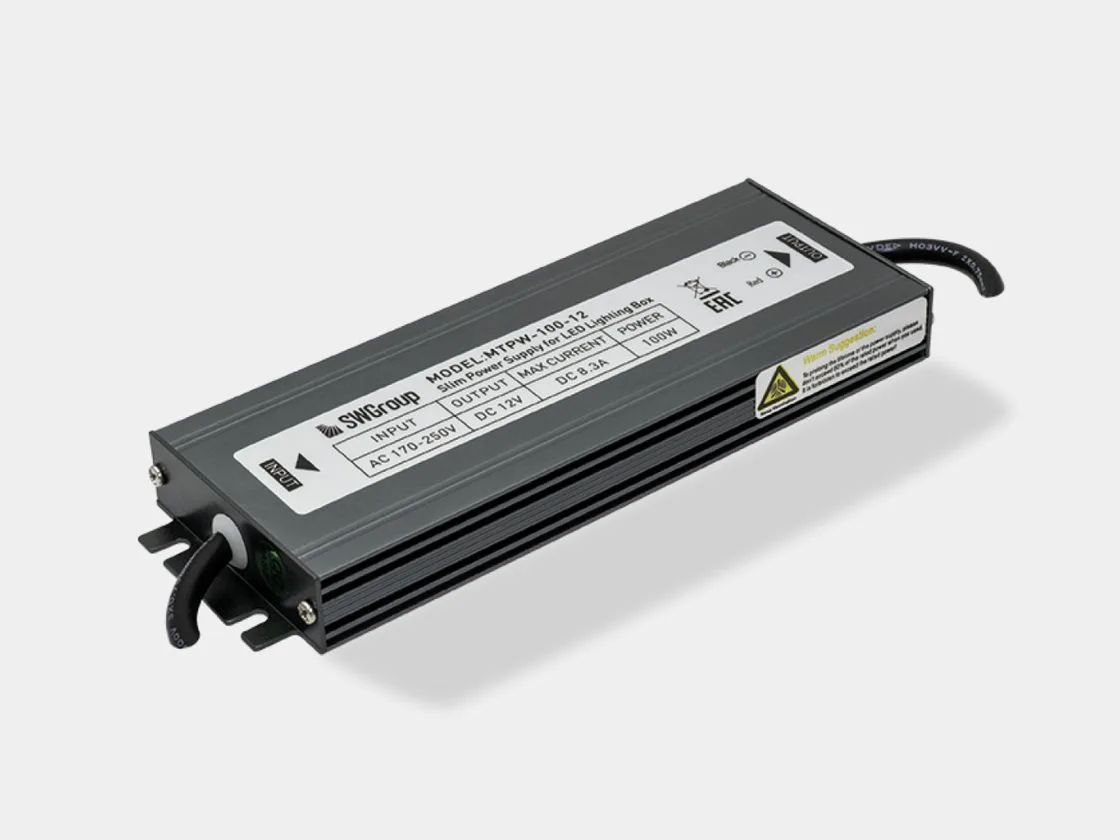 SWG Блок питания для светодиодных лент TPW, 100 W Влагозащитный, 12 V, MTPW-100-12