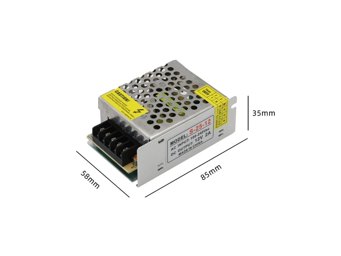 SWG Блок питания для светодиодных лент 12V 25W, S-25-12 SWG Блок питания для светодиодных лент 12V 25W, S-25-12