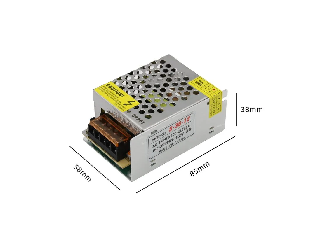 SWG Блок питания для светодиодных лент 12V 35W, S-35-12 SWG Блок питания для светодиодных лент 12V 35W, S-35-12