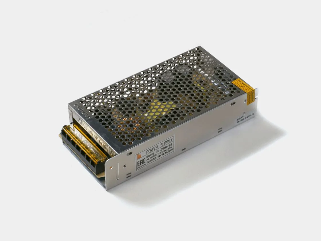SWG Блок питания для светодиодных лент 200W 12V, S-200-12 SWG Блок питания для светодиодных лент 200W 12V, S-200-12