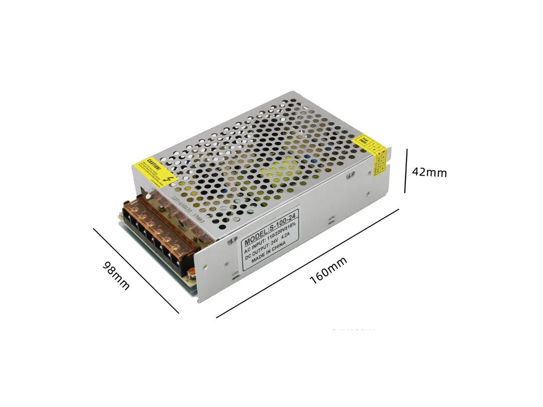 SWG Блок питания для светодиодных лент 24V 100W, S-100-24 SWG Блок питания для светодиодных лент 24V 100W, S-100-24