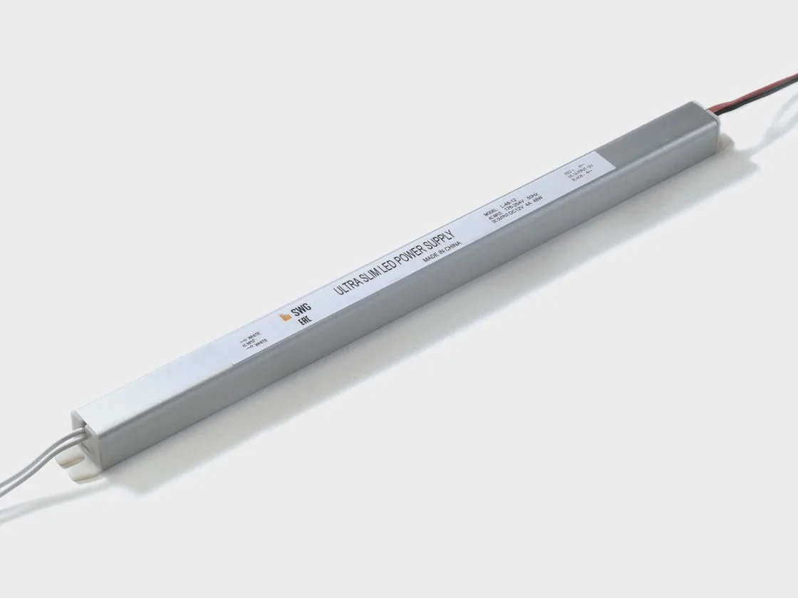 SWG Блок питания сверxтонкий для светодиодных лент, 48 W, 12V, L-48-12 - 00-00003167 SWG Блок питания сверxтонкий для светодиодных лент, 48 W, 12V, L-48-12 - 00-00003167