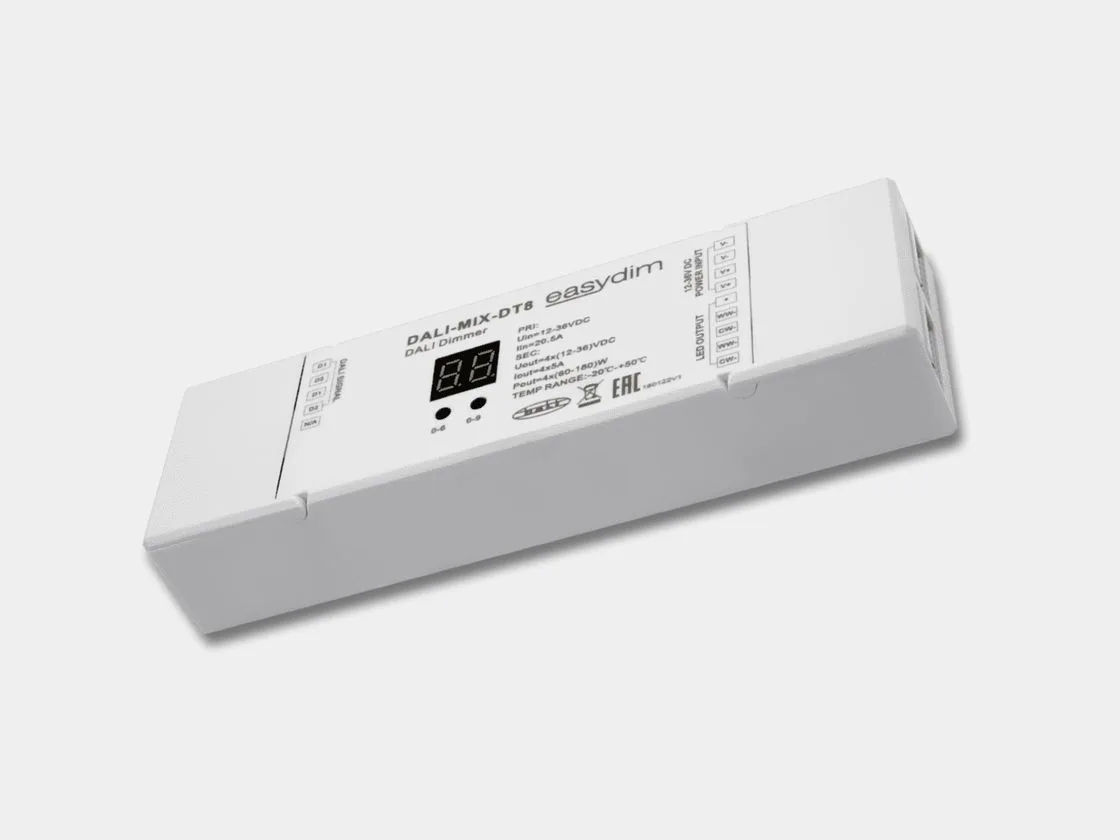 SWG Декодер Dali контроллер для MIX лент 4х5А, DALI-DT8-CCT - 00-00004049 SWG Декодер Dali контроллер для MIX лент 4х5А, DALI-DT8-CCT - 00-00004049