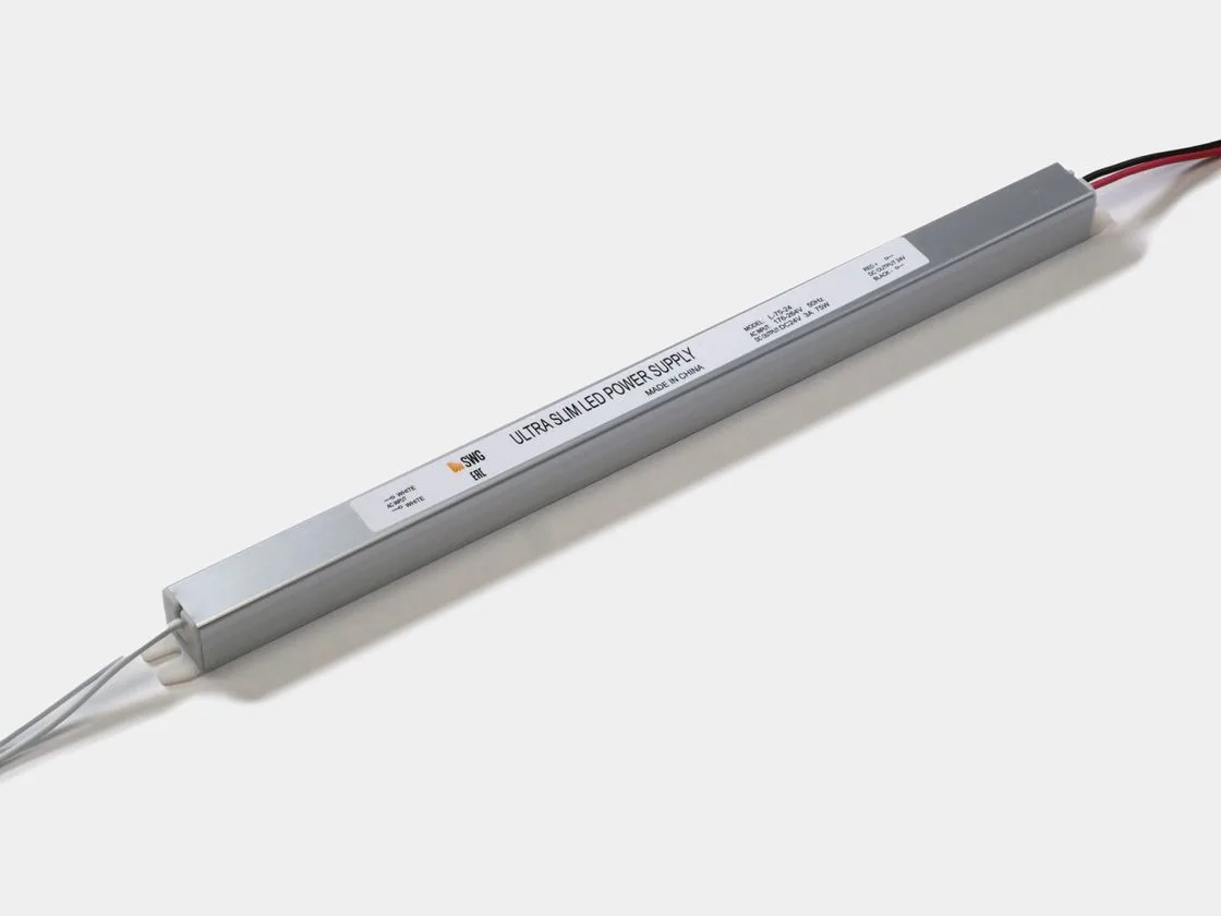 SWG Блок питания сверxтонкий для светодиодных лент, 75 W, 24V, L-75-24 SWG Блок питания сверxтонкий для светодиодных лент, 75 W, 24V, L-75-24