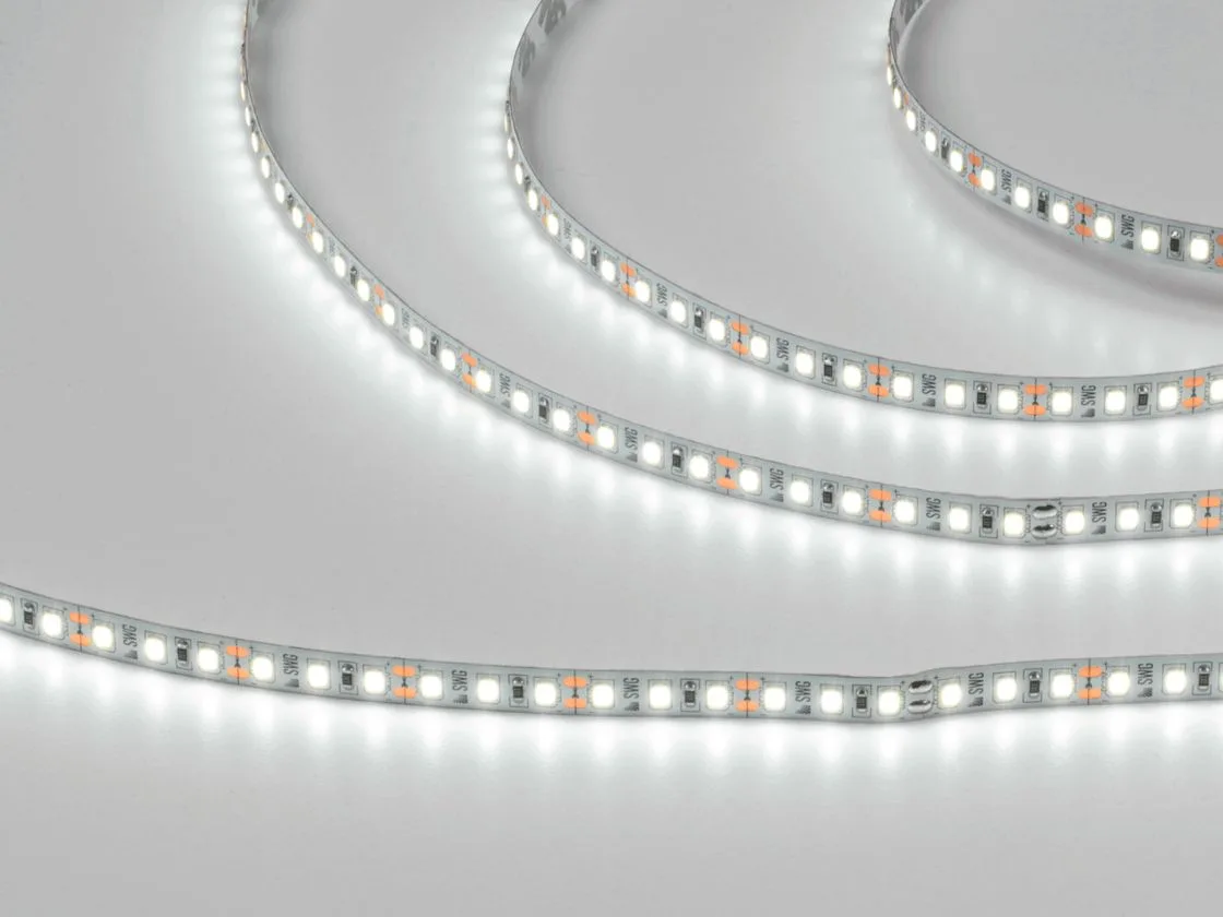 SWG Светодиодная лента 2835, 120 LED/м, 12 Вт/м, 12В , IP20, 3M, Цвет: Холодный белый, SWG2120-12-12-W-M SWG Светодиодная лента 2835, 120 LED/м, 12 Вт/м, 12В , IP20, 3M, Цвет: Холодный белый, SWG2120-12-12-W-M