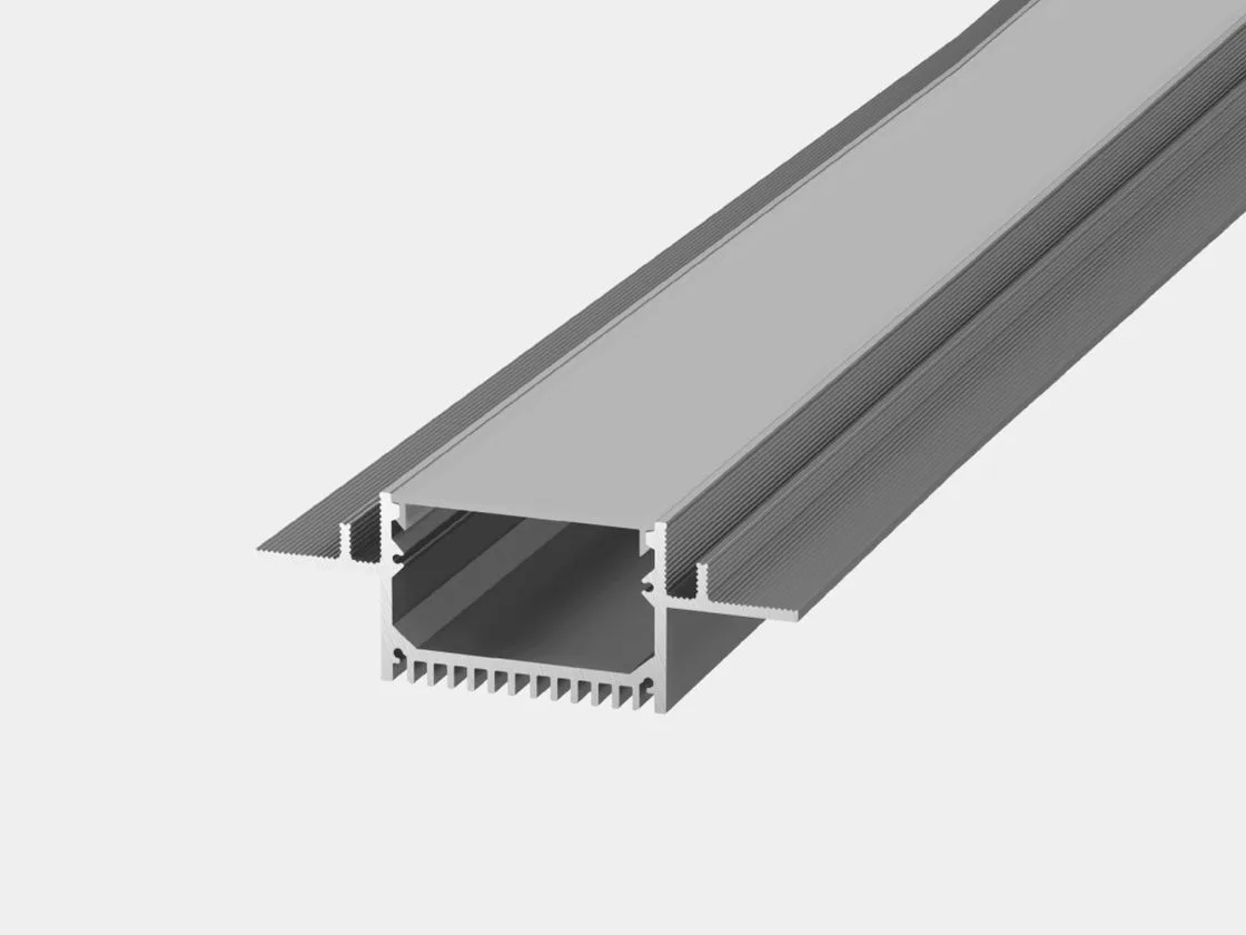 SWG Встраиваемый в гипсокартон алюминиевый профиль Design LED без видимой рамки LG49, 2500 мм, анодированный, LG49-R - 00-00010362 SWG Встраиваемый в гипсокартон алюминиевый профиль Design LED без видимой рамки LG49, 2500 мм, анодированный, LG49-R - 00-00010362